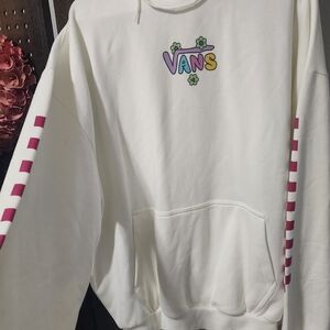 New With Tags Vans White Hoodie with Unicorn Design